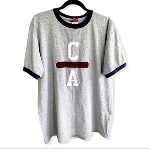 Retro Majestic (L) Colorado Avalanche Patchwork T-Shirt